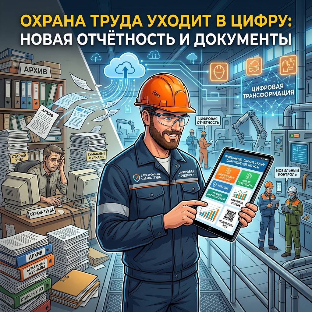 Охрана труда уходит в цифру: новая отчётность и документы