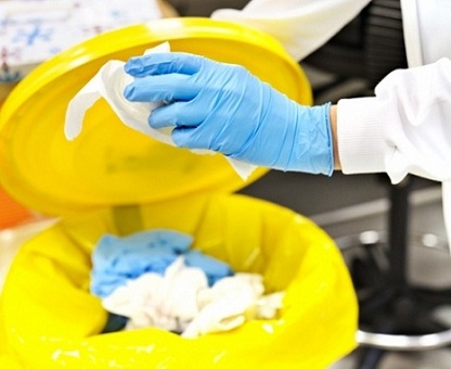 Сбор отходов класса Б